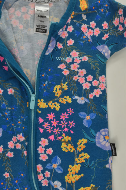 Bonds Size 00 Floral Wondersuit