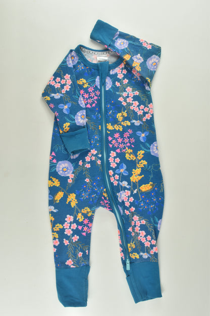 Bonds Size 00 Floral Wondersuit
