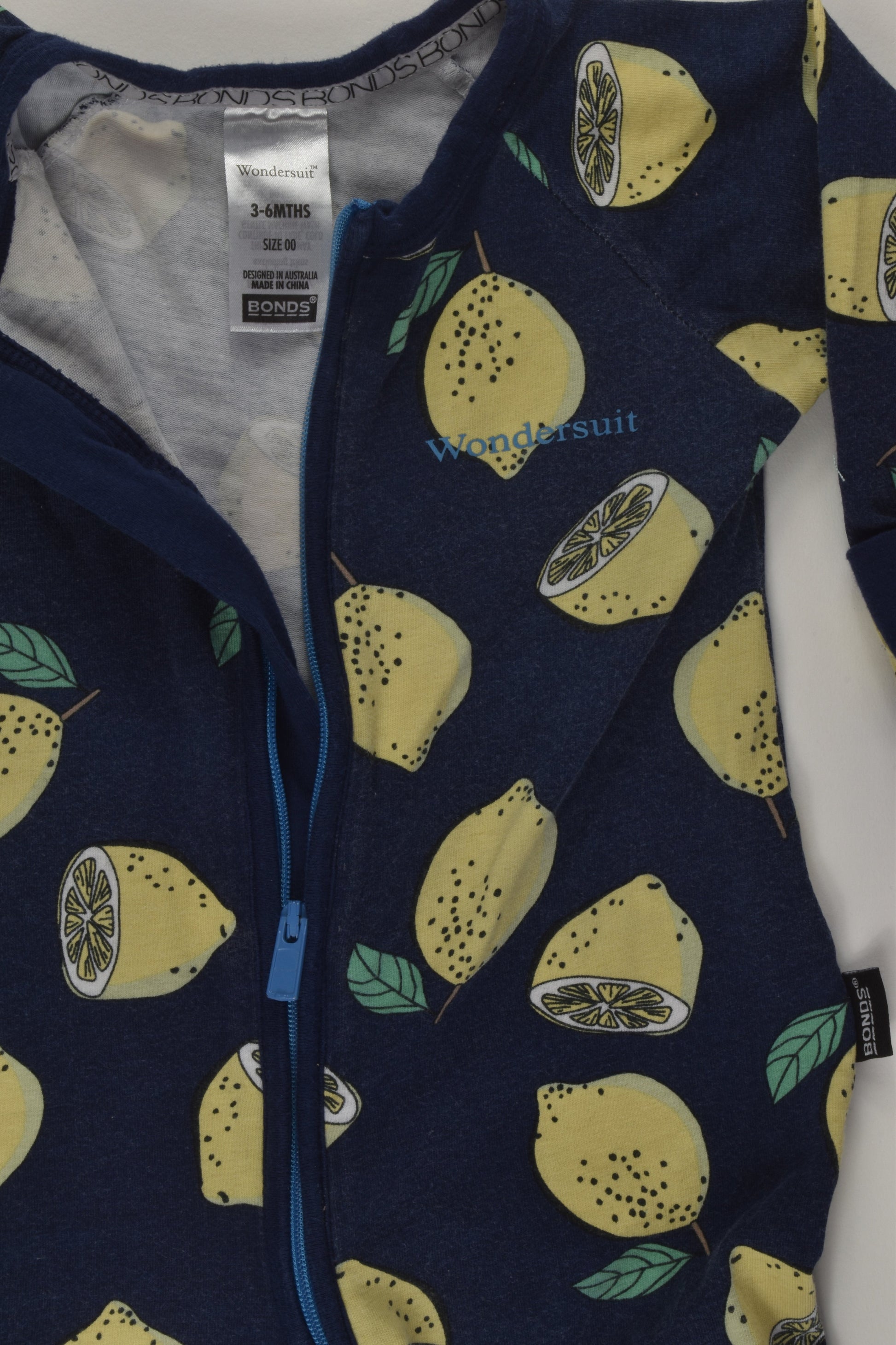 Bonds Size 00 Lemon Wondersuit