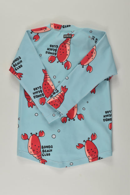 Bonds Size 00 Lobster Rashie Top