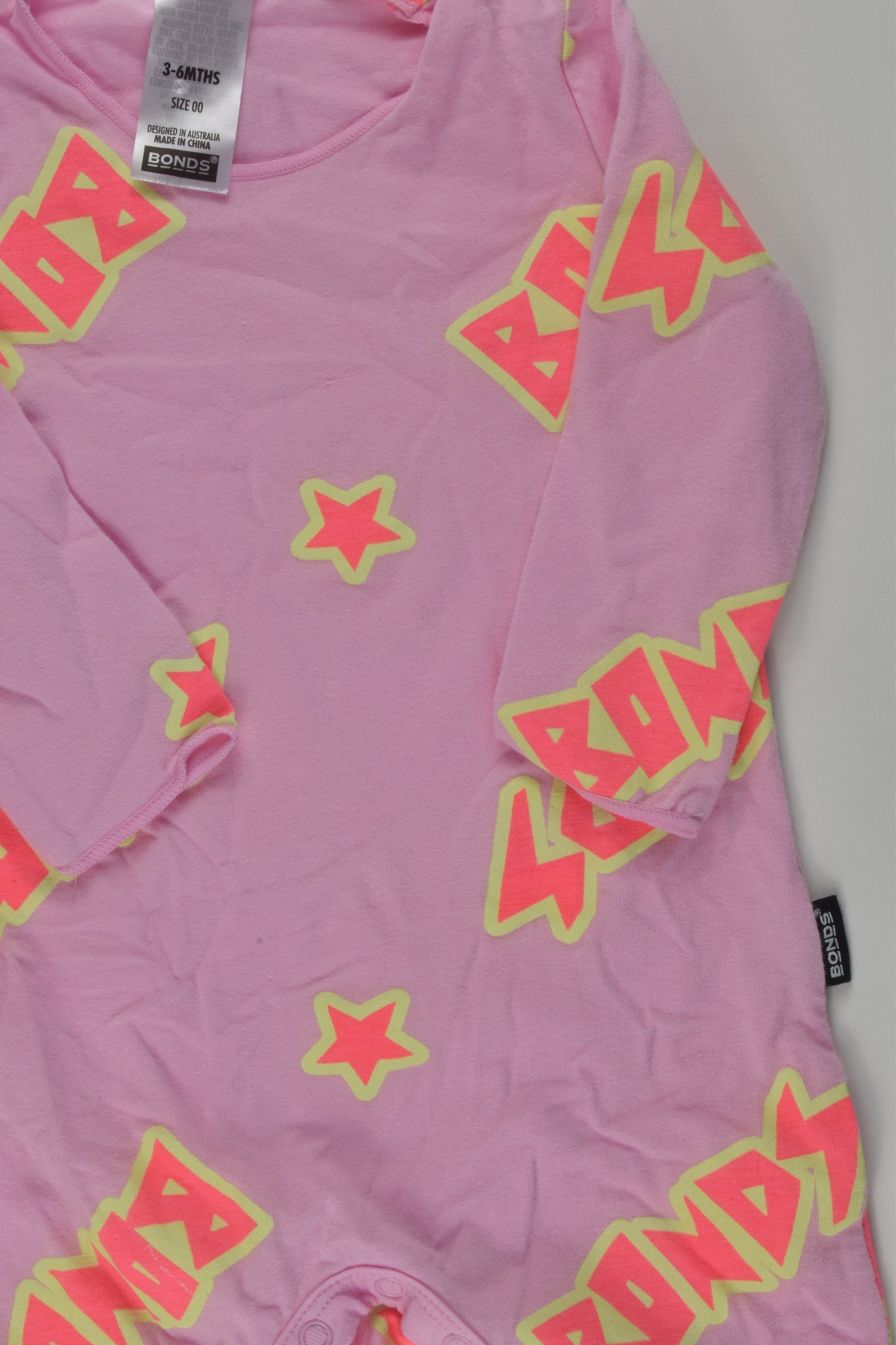 Bonds Size 00 Logo Romper