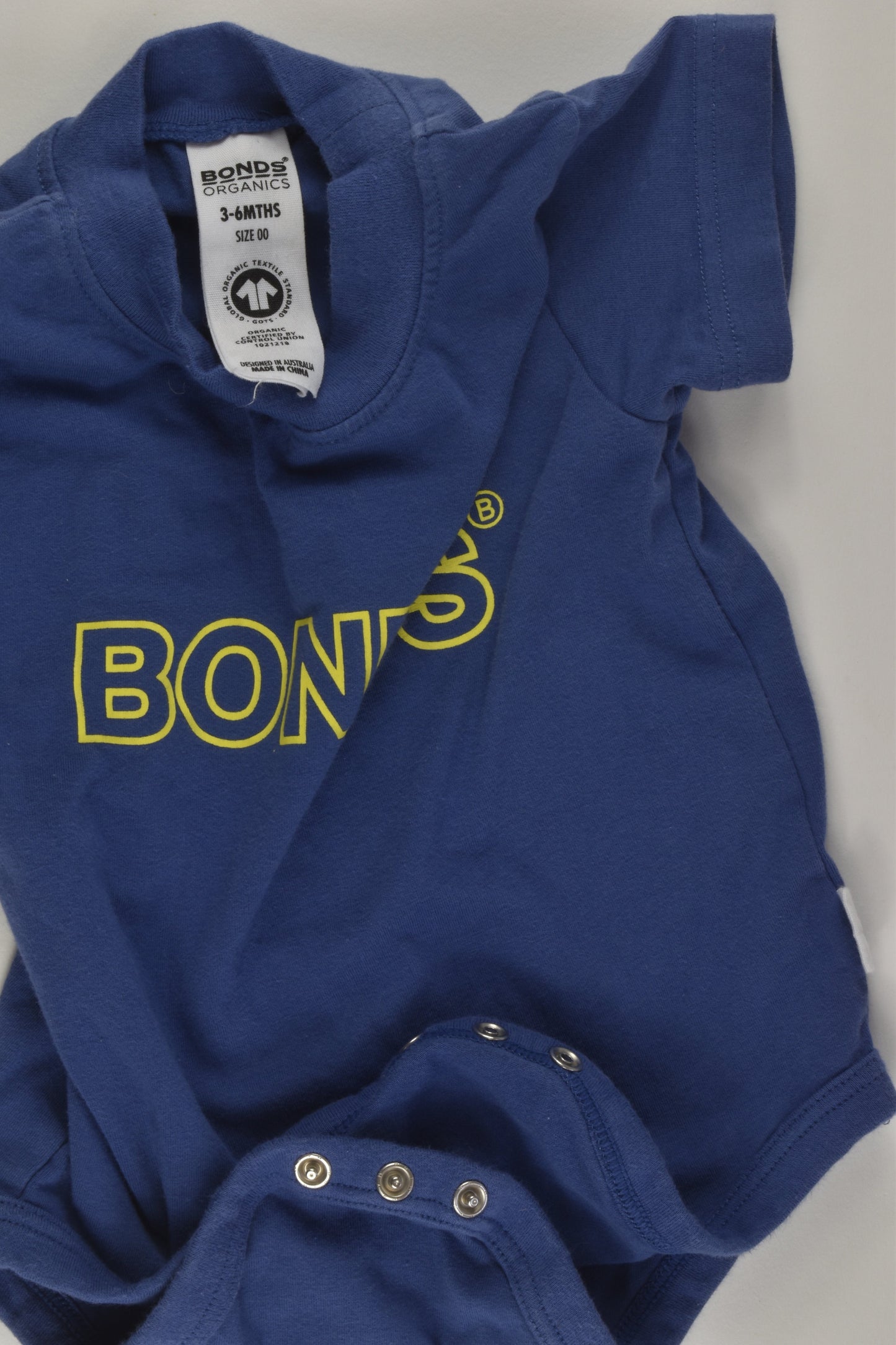 Bonds Size 00 Organic Bodysuit