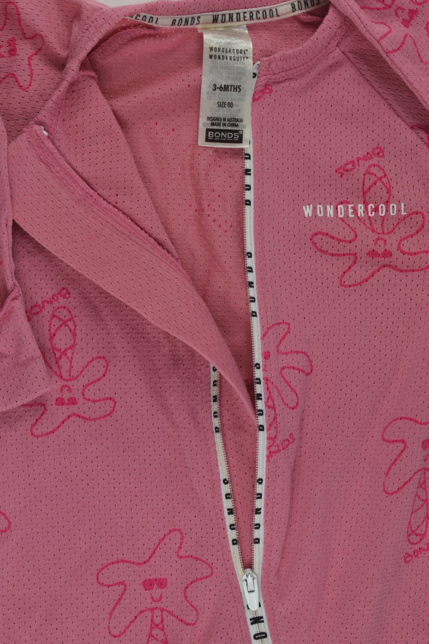 Bonds Size 00 Pink Wondercool Romper