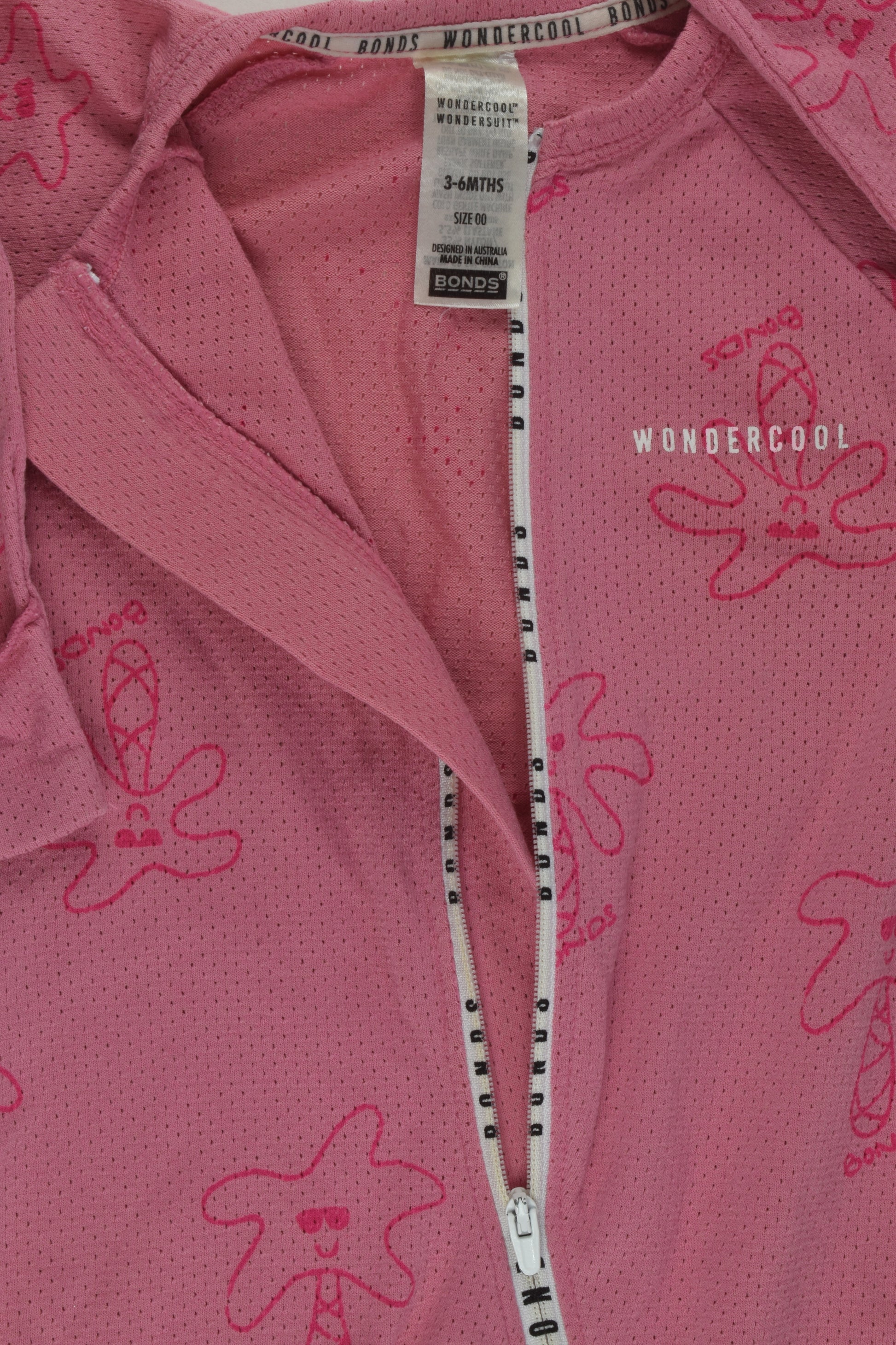 Bonds Size 00 Pink Wondercool Romper