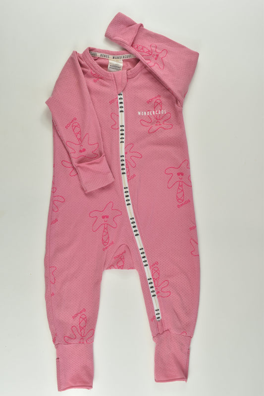Bonds Size 00 Pink Wondercool Romper