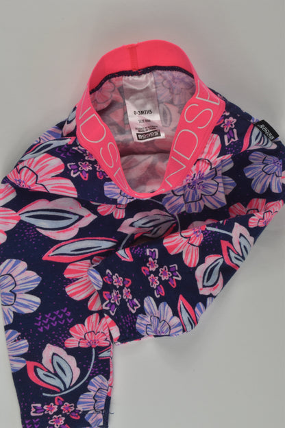 Bonds Size 000 Floral Leggings
