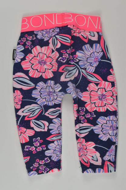 Bonds Size 000 Floral Leggings