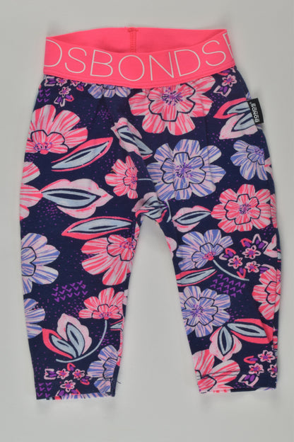 Bonds Size 000 Floral Leggings