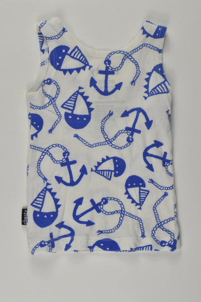 Bonds Size 000 Nautical Chesty Tank Top