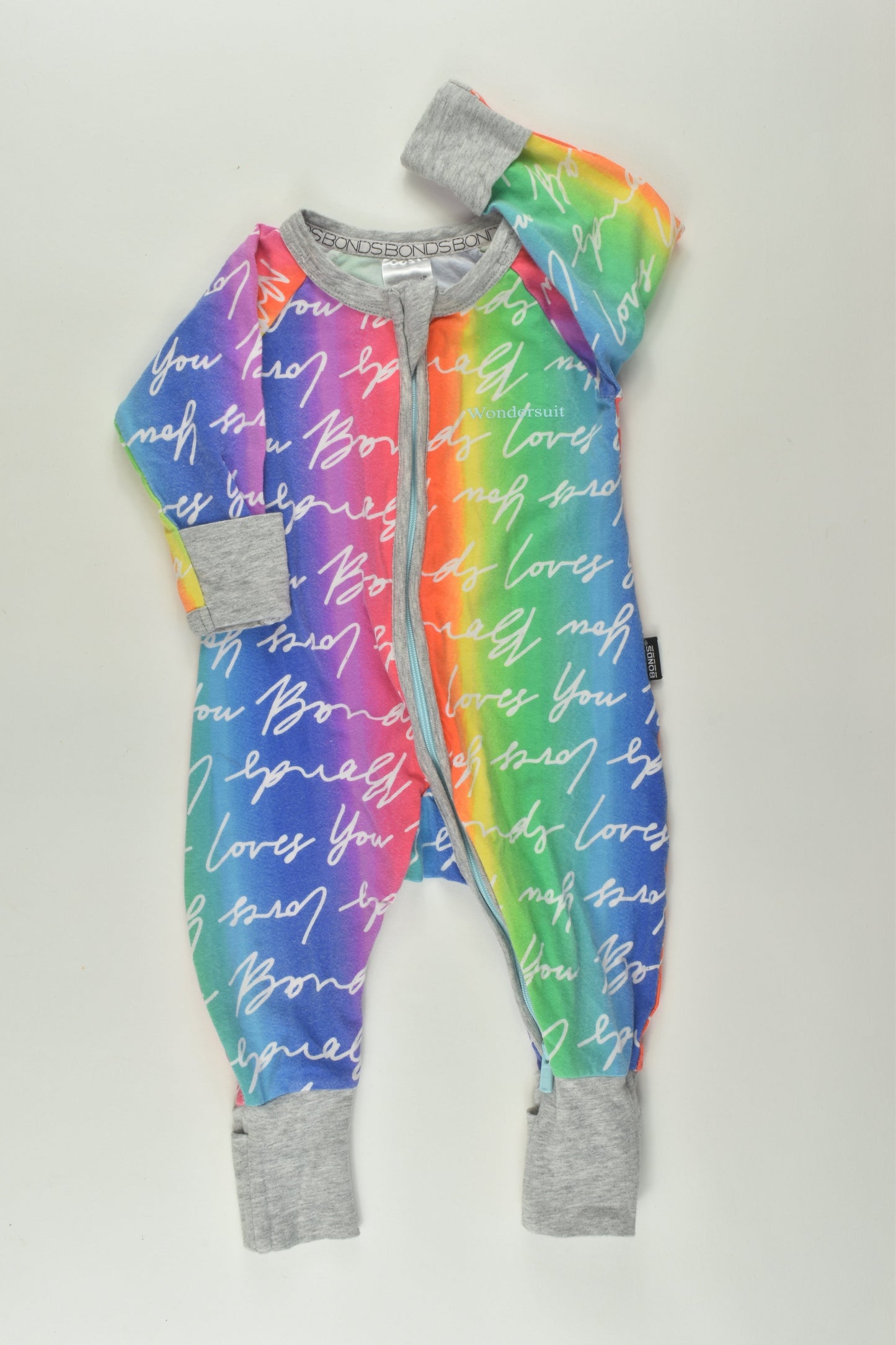 Bonds Size 000 Rainbow Wondersuit