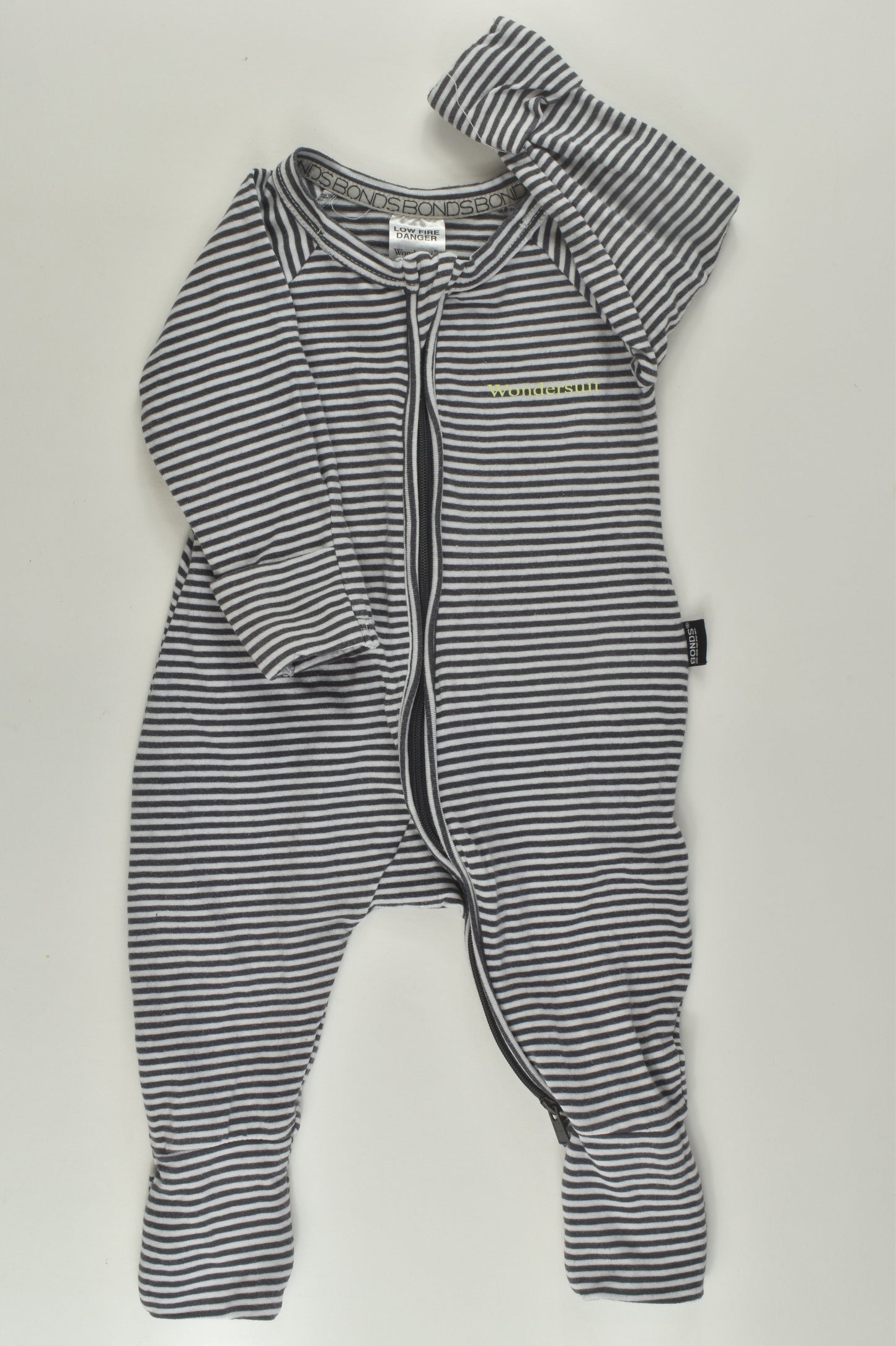 Bonds Size 000 Striped Wondersuit