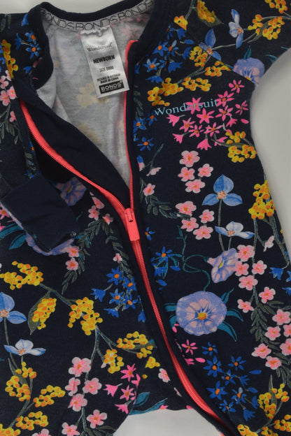Bonds Size 0000 Floral Wondersuit