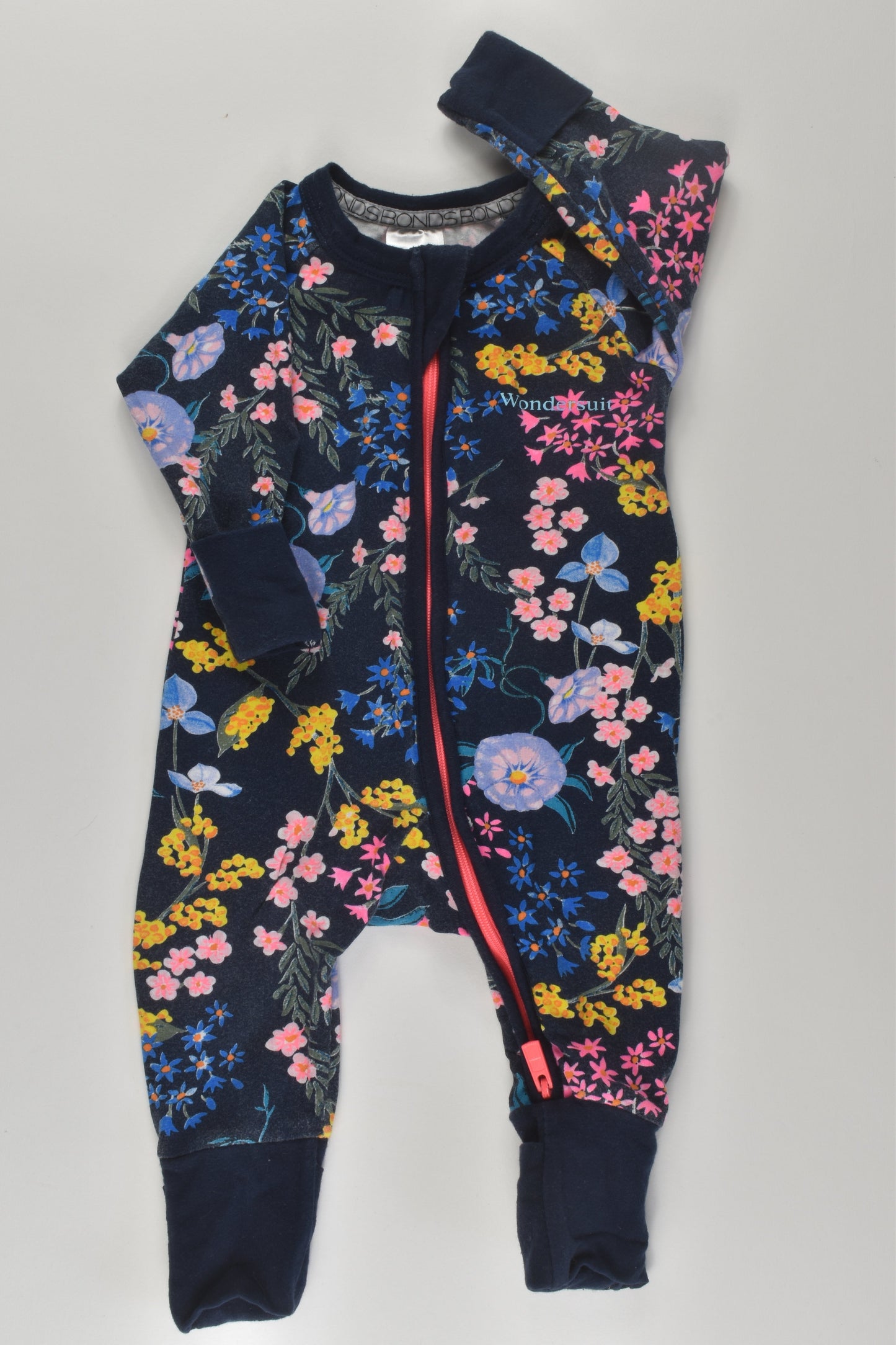 Bonds Size 0000 Floral Wondersuit