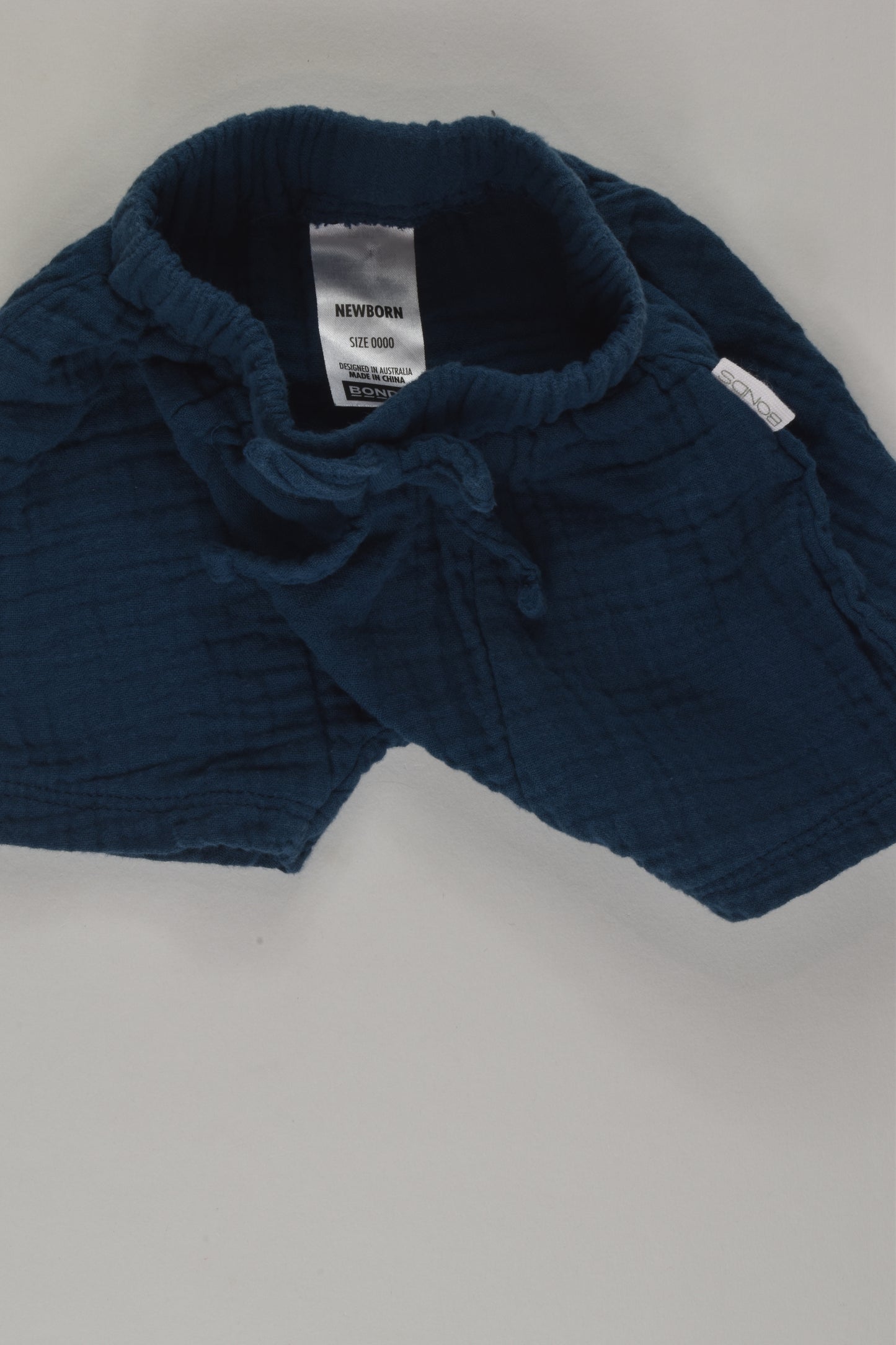 Bonds Size 0000 Muslin Shorts