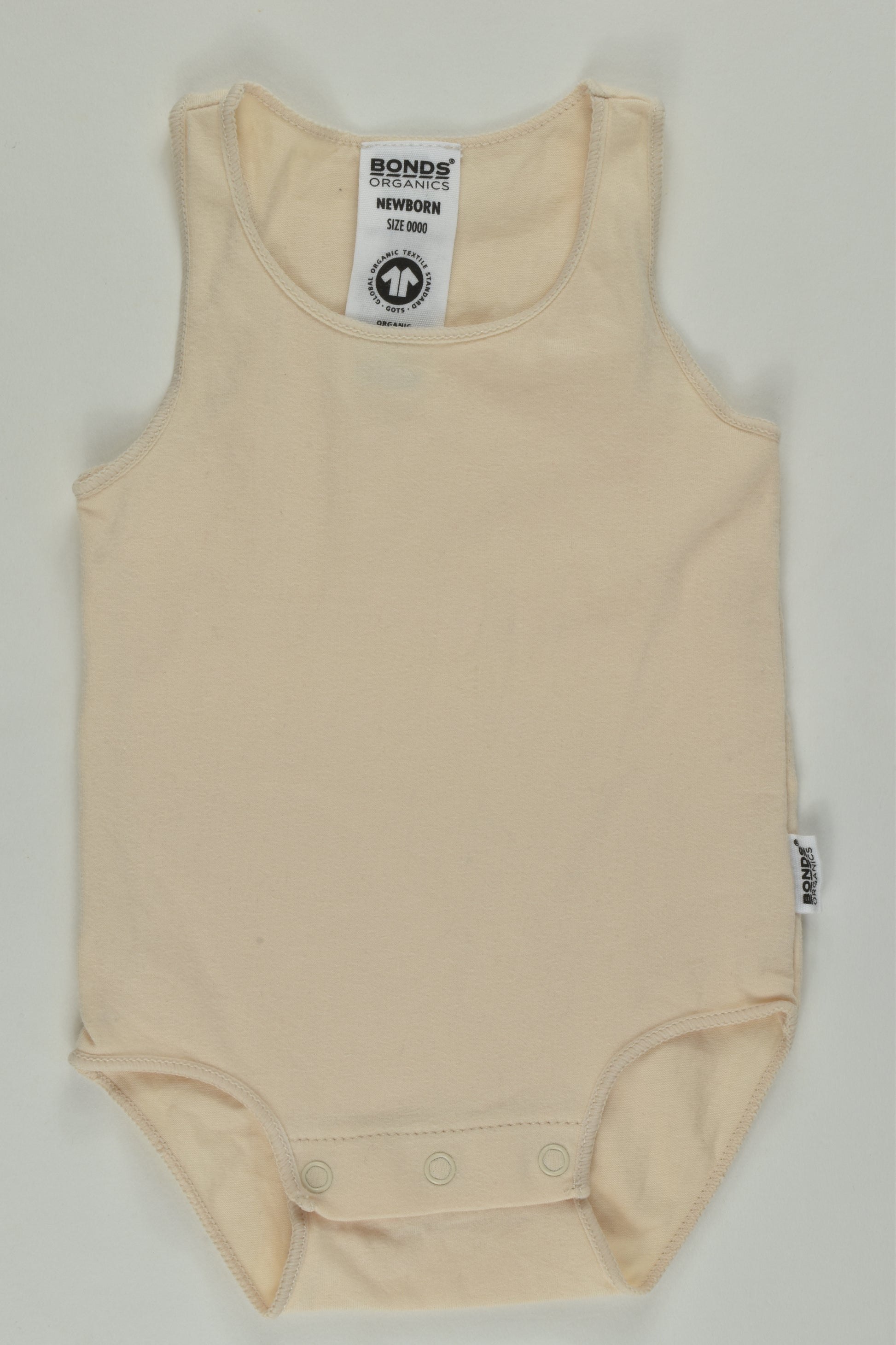 Bonds Size 0000 Organic Bodysuit