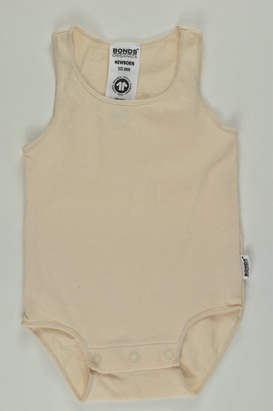 Bonds Size 0000 Organic Bodysuit