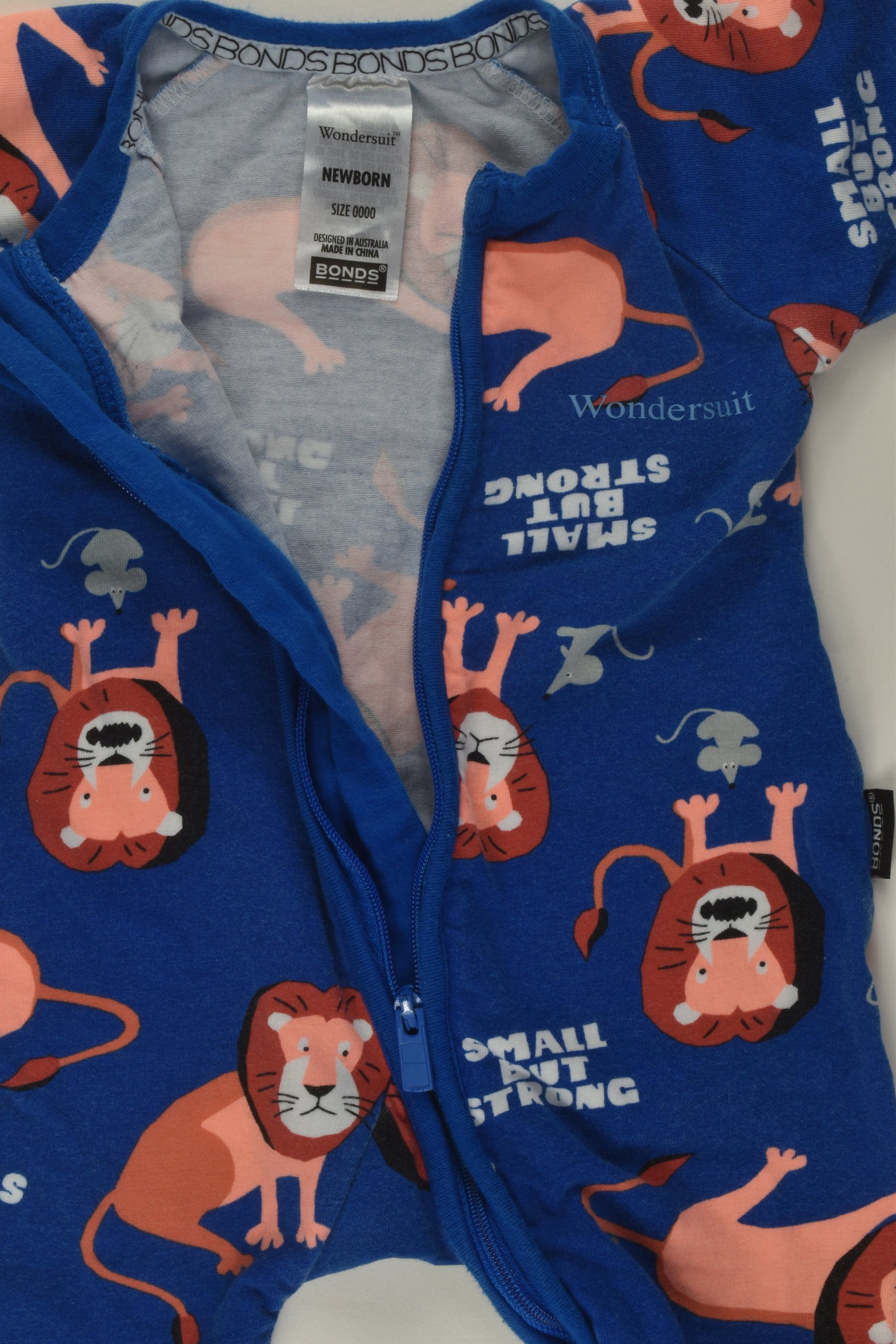 Bonds Size 0000 'Small but Strong' Wondersuit