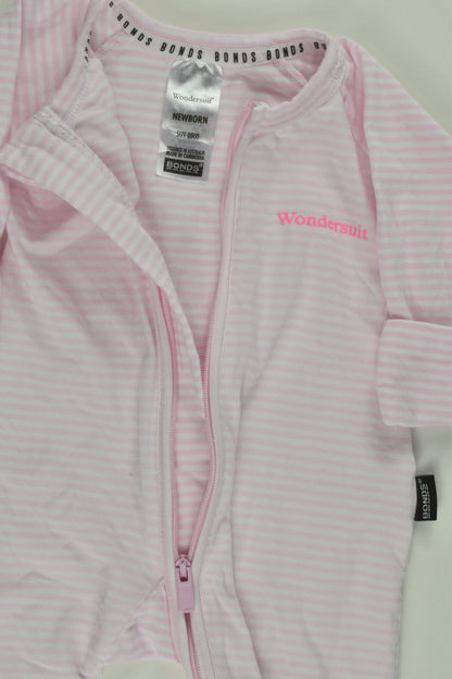 Bonds Size 0000 Striped Wondersuit