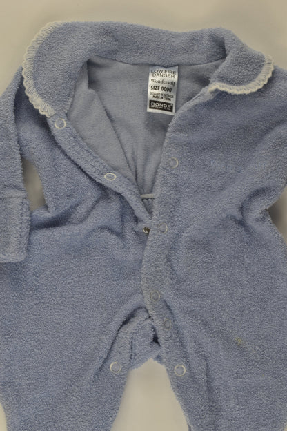 Bonds Size 0000 Terry Wondersuit