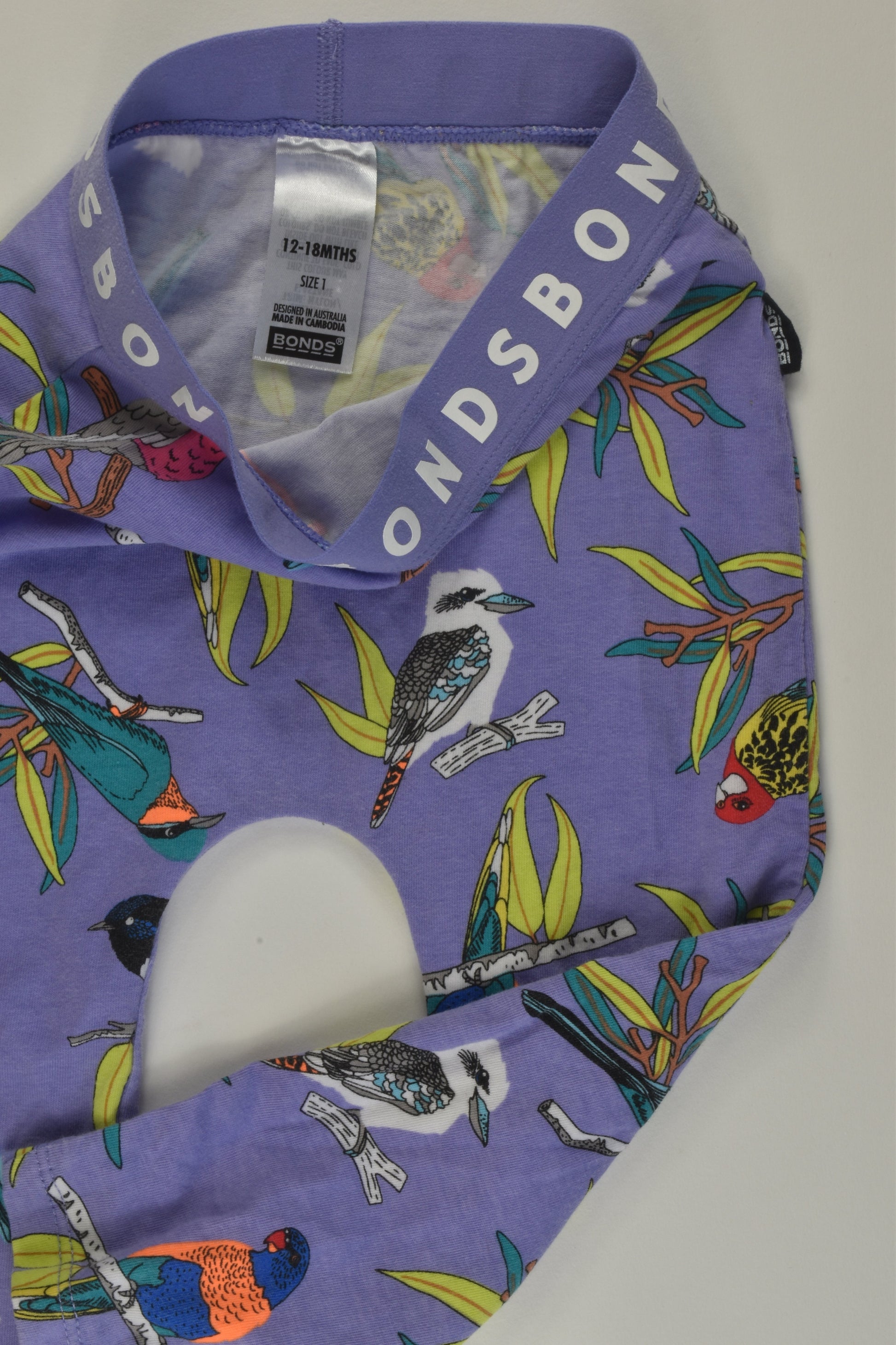 Bonds Size 1 Birds Leggings
