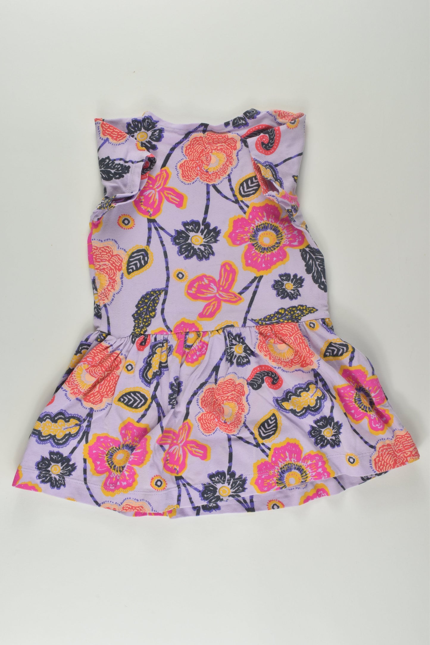 Bonds Size 1 Floral Bodysuit Dress