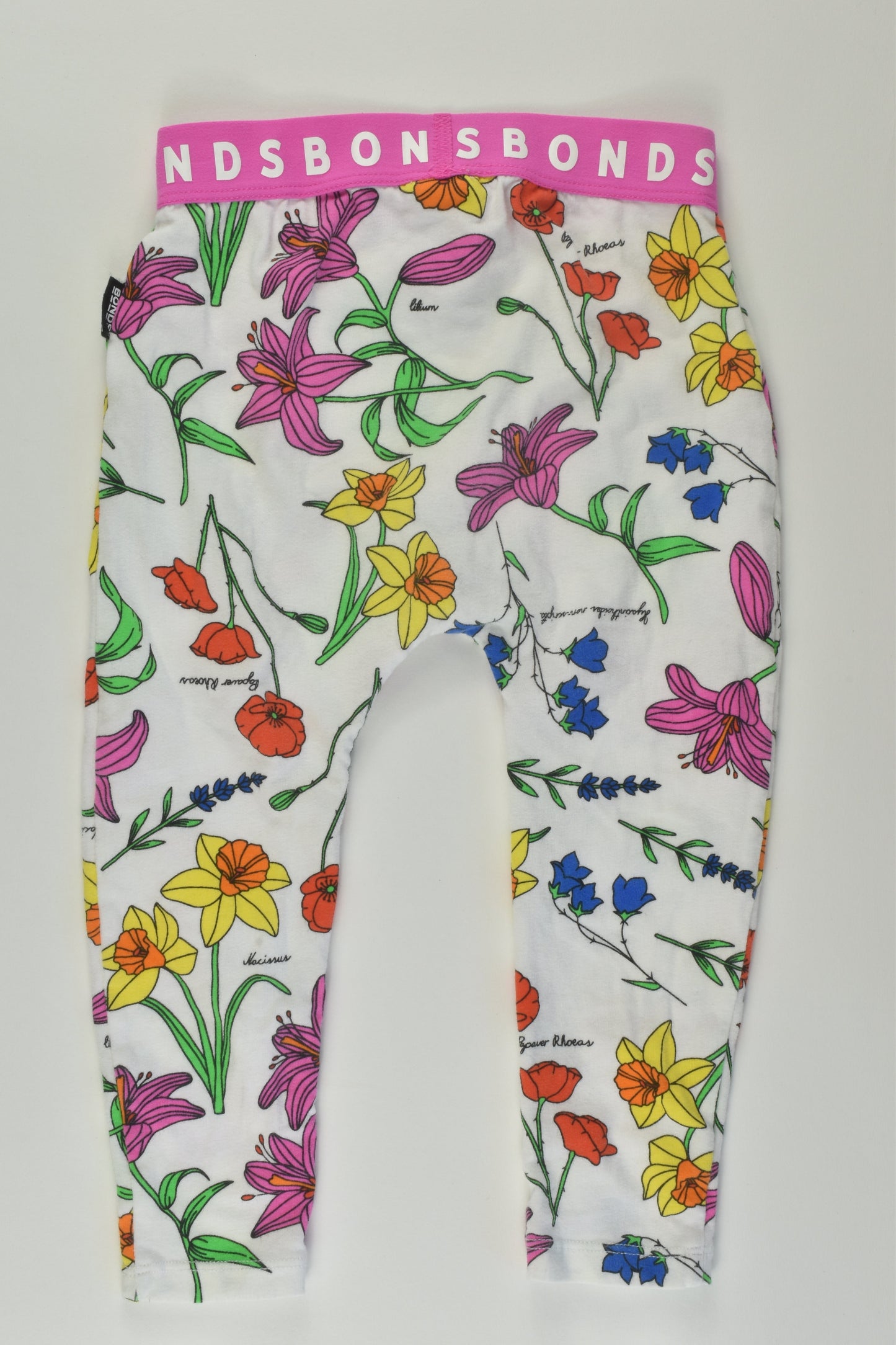 Bonds Size 1 Floral Leggings