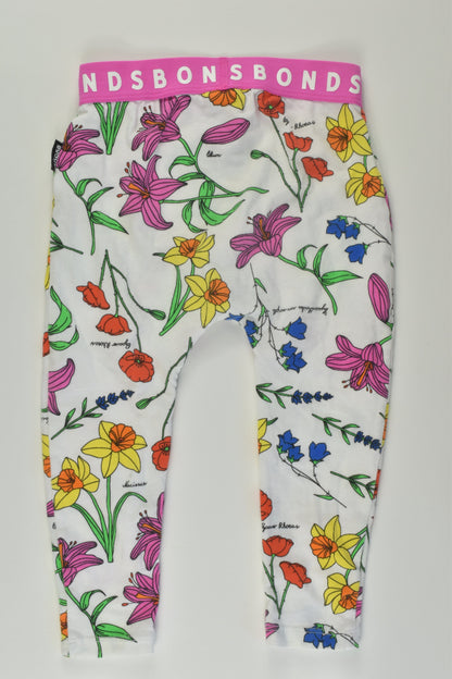 Bonds Size 1 Floral Leggings