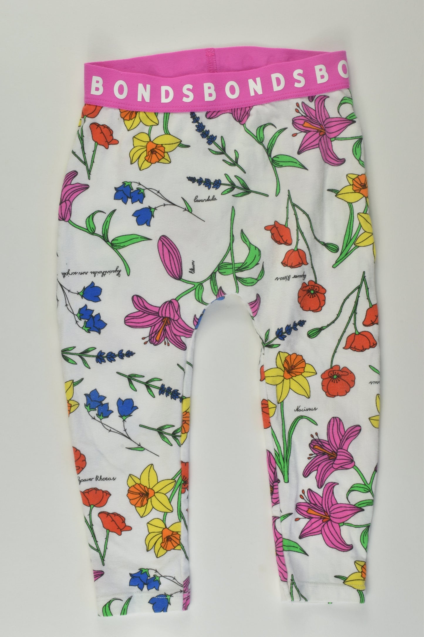 Bonds Size 1 Floral Leggings