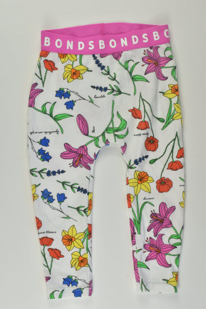Bonds Size 1 Floral Leggings