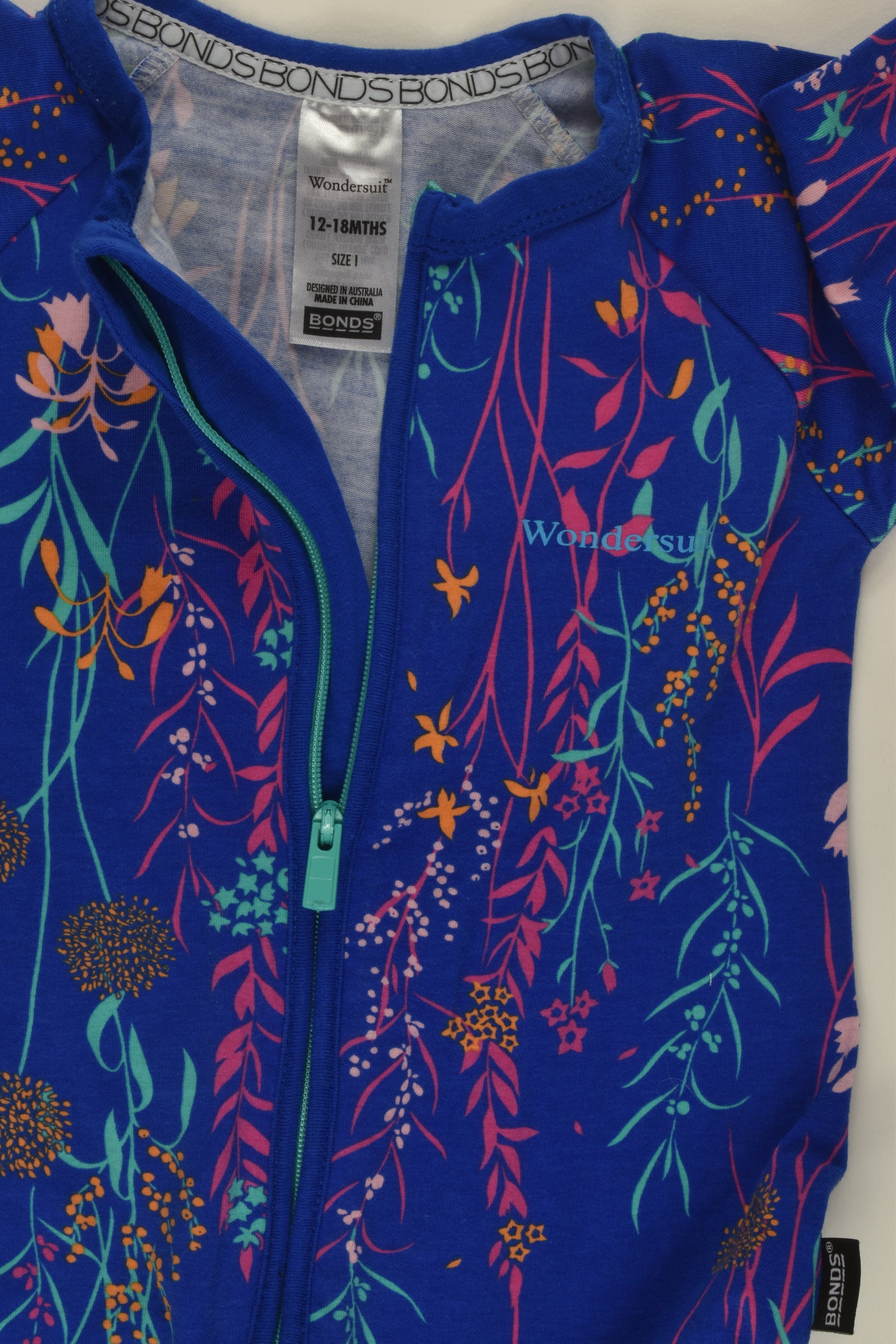 Bonds Size 1 Floral Wondersuit