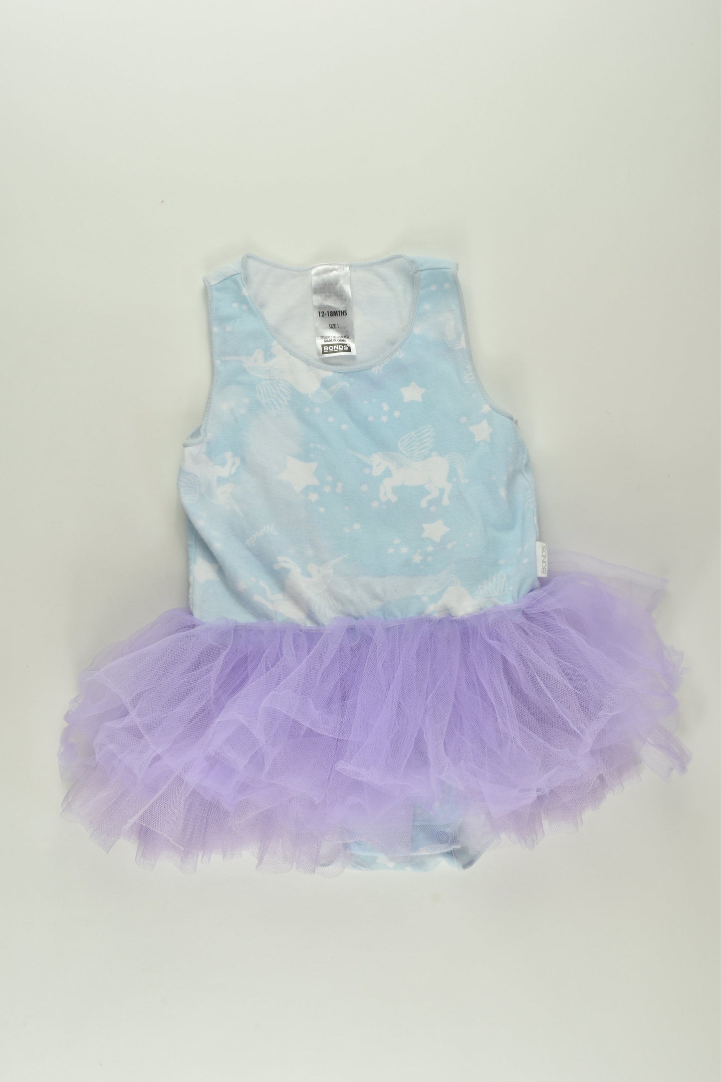 Bonds Size 1 Unicorn Tutu Outfit