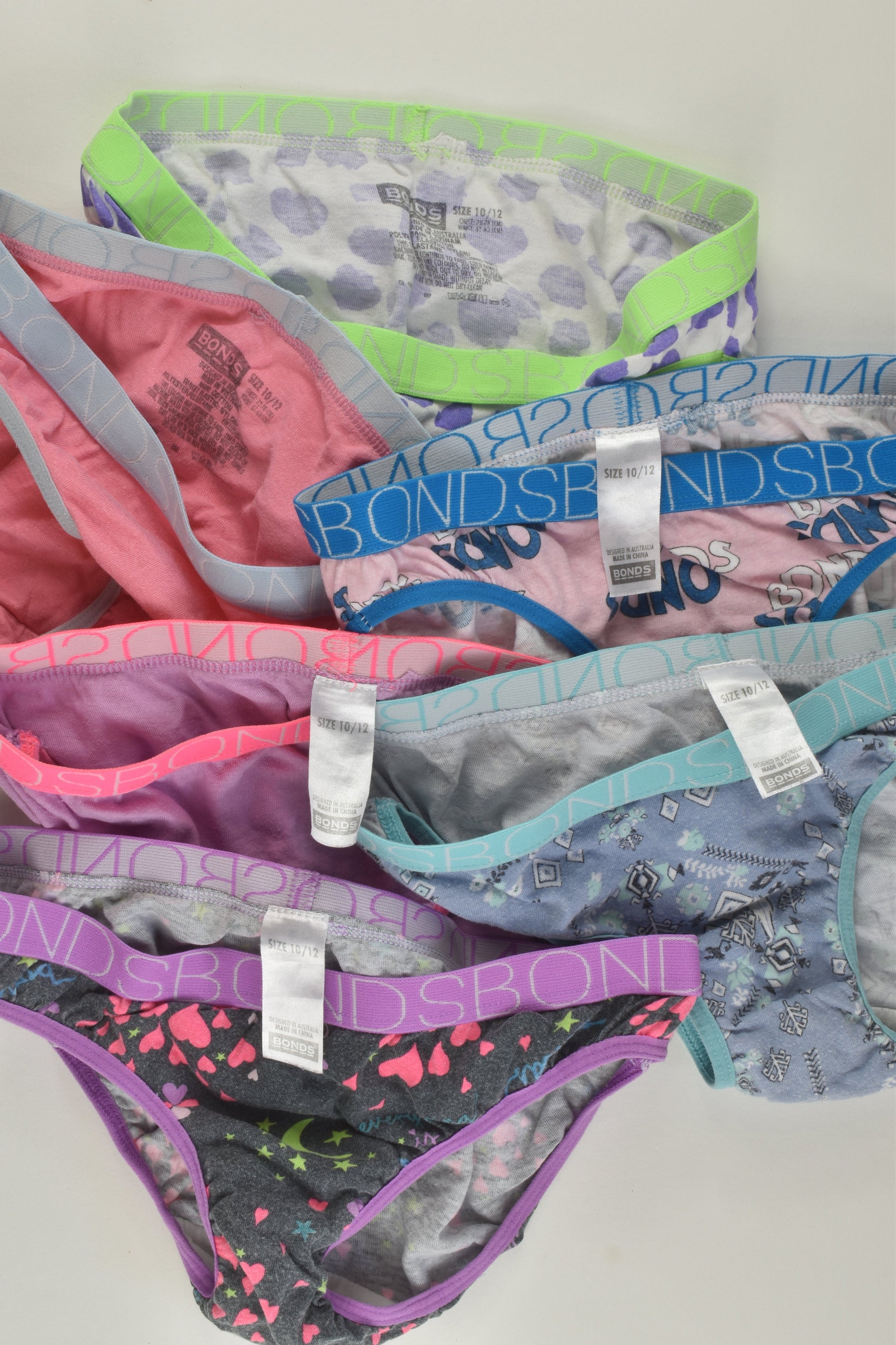 Bonds Size 10/12 Underwear Bundle