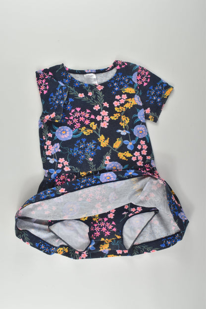 Bonds Size 2 Floral Outfit