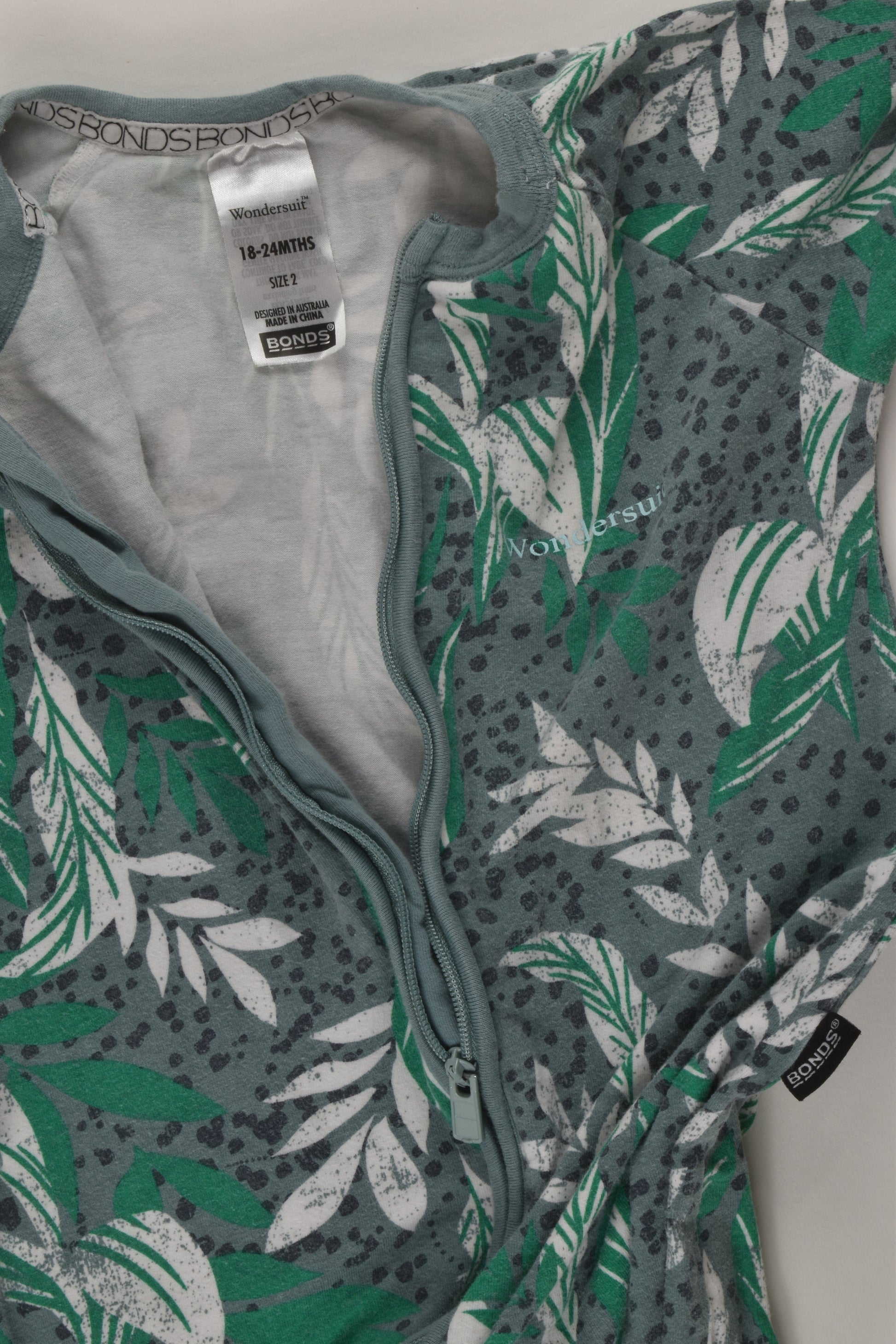 Bonds Size 2 Leaves Wondersuit