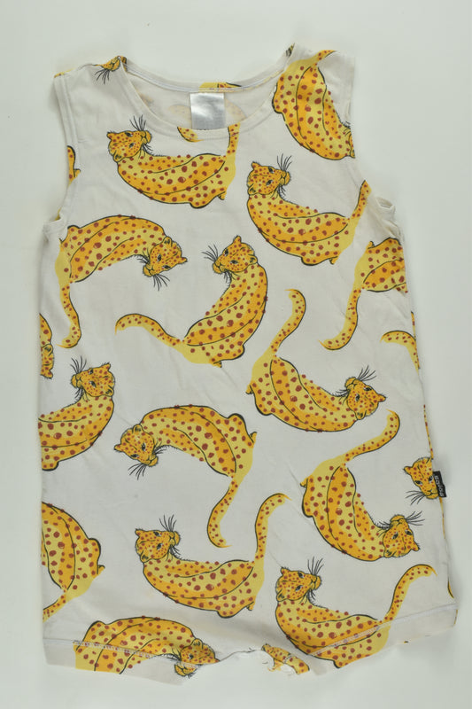 Bonds Size 2 Leopard Short Romper