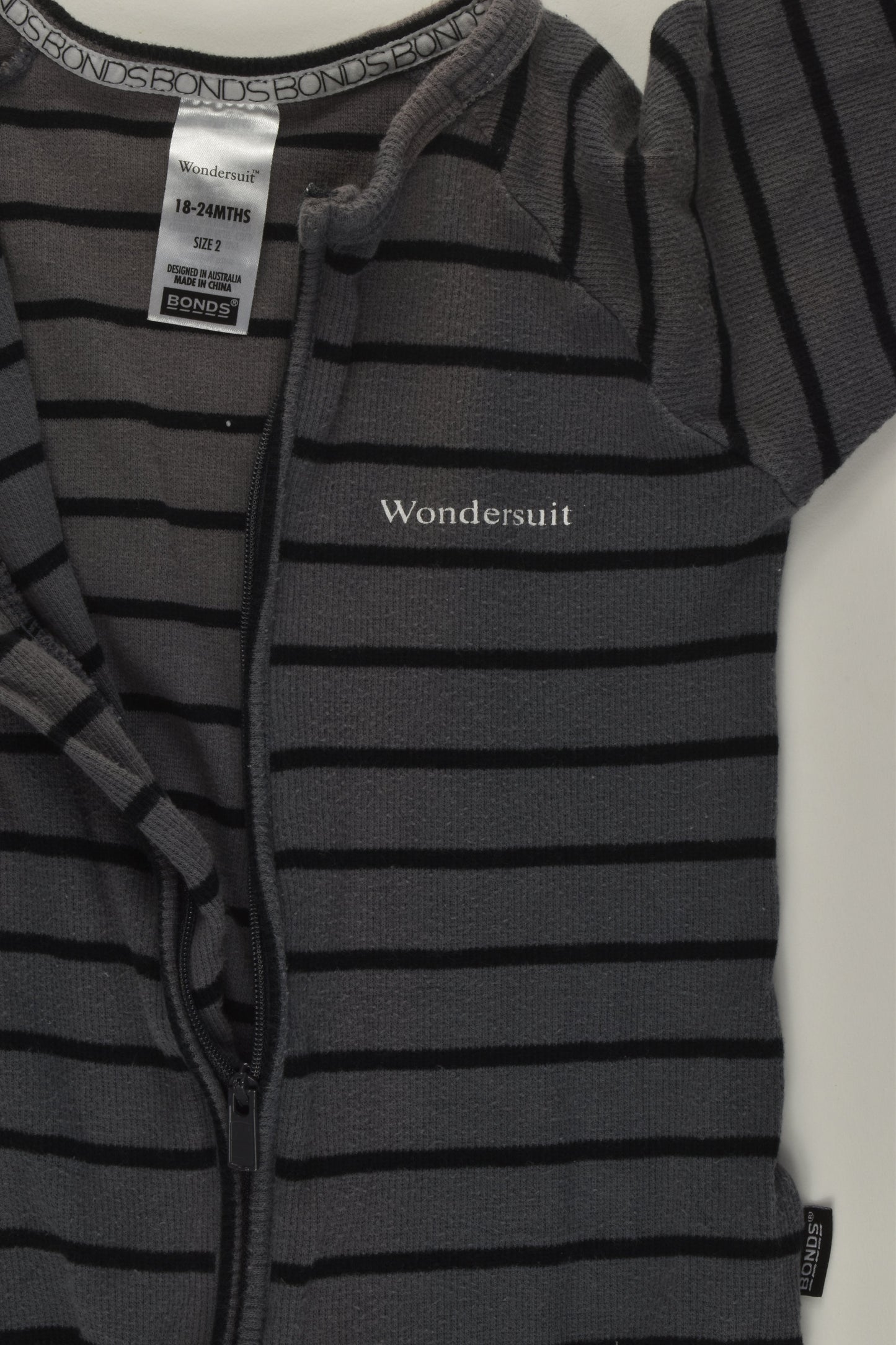 Bonds Size 2 Ribbed Wondersuit