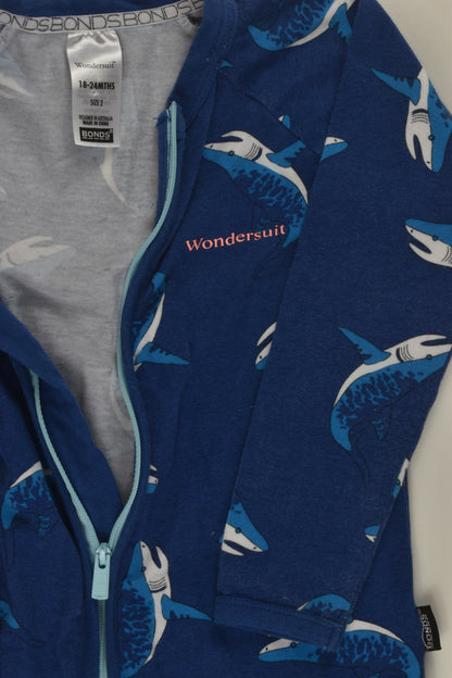 Bonds Size 2 Shark Wondersuit