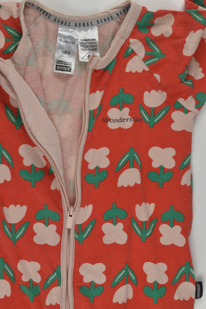 Bonds Size 3 Retro Flowers Wondersuit