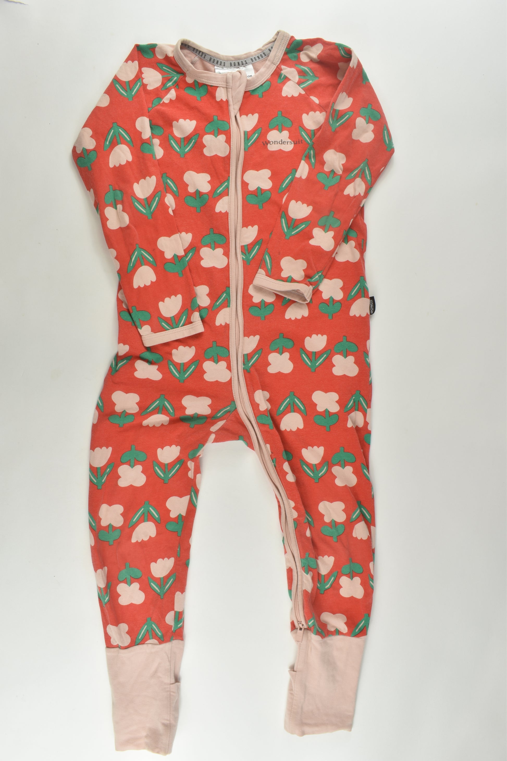 Bonds Size 3 Retro Flowers Wondersuit