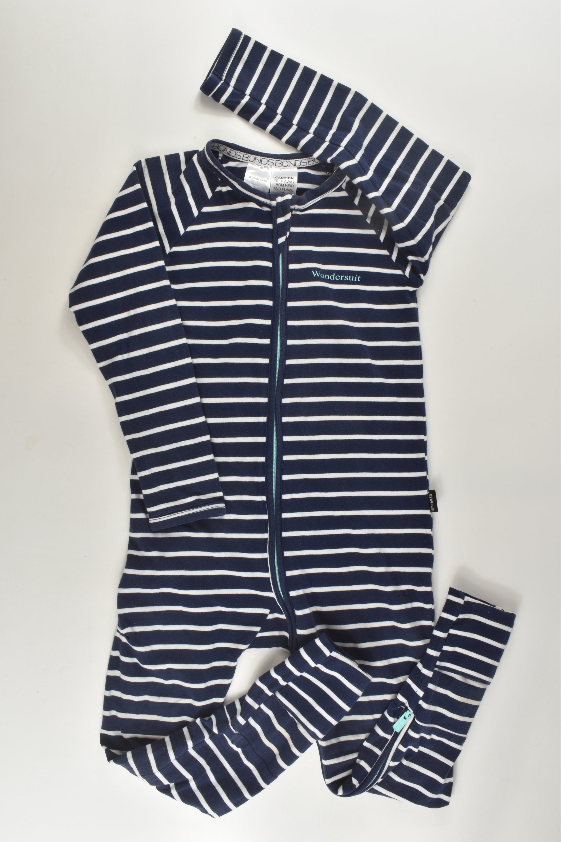Bonds Size 3 Striped Wondersuit