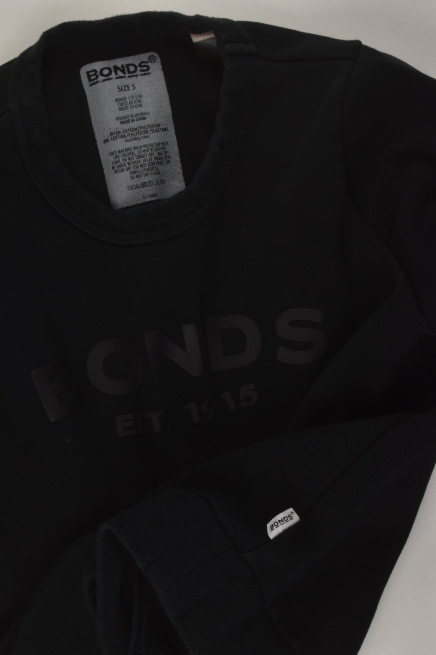 Bonds Size 5 Logo Sweater