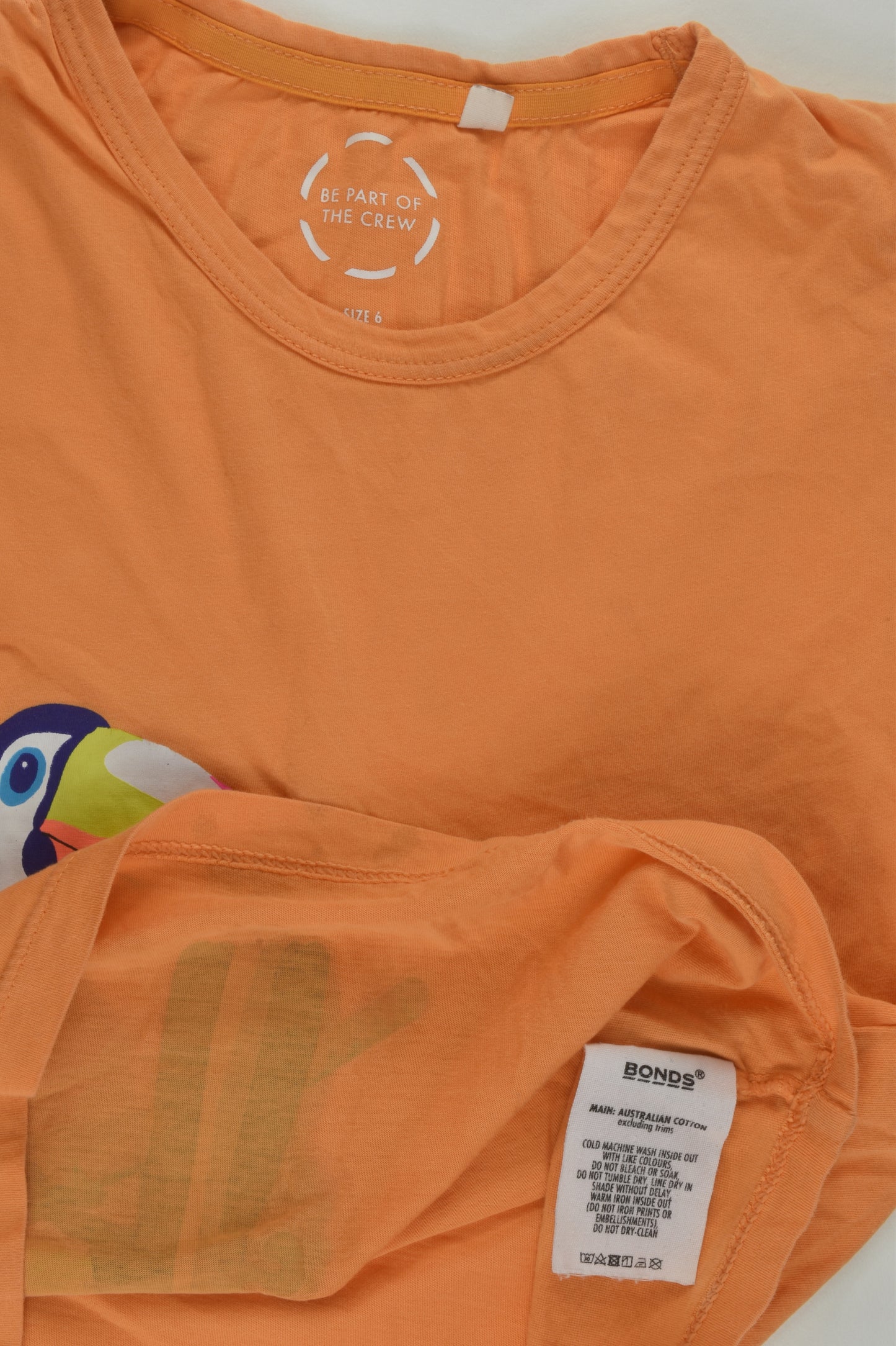 Bonds Size 6 Toucan T-shirt