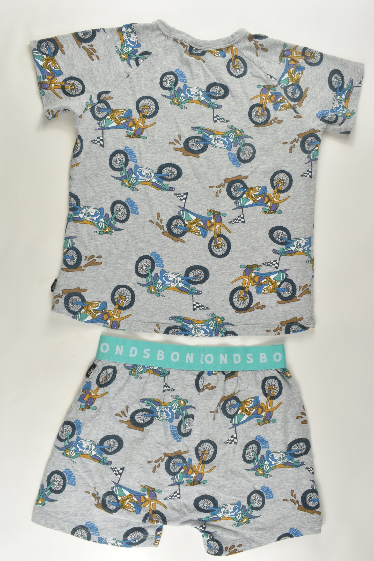 Bonds Size 7 Motorbike Short Pyjamas