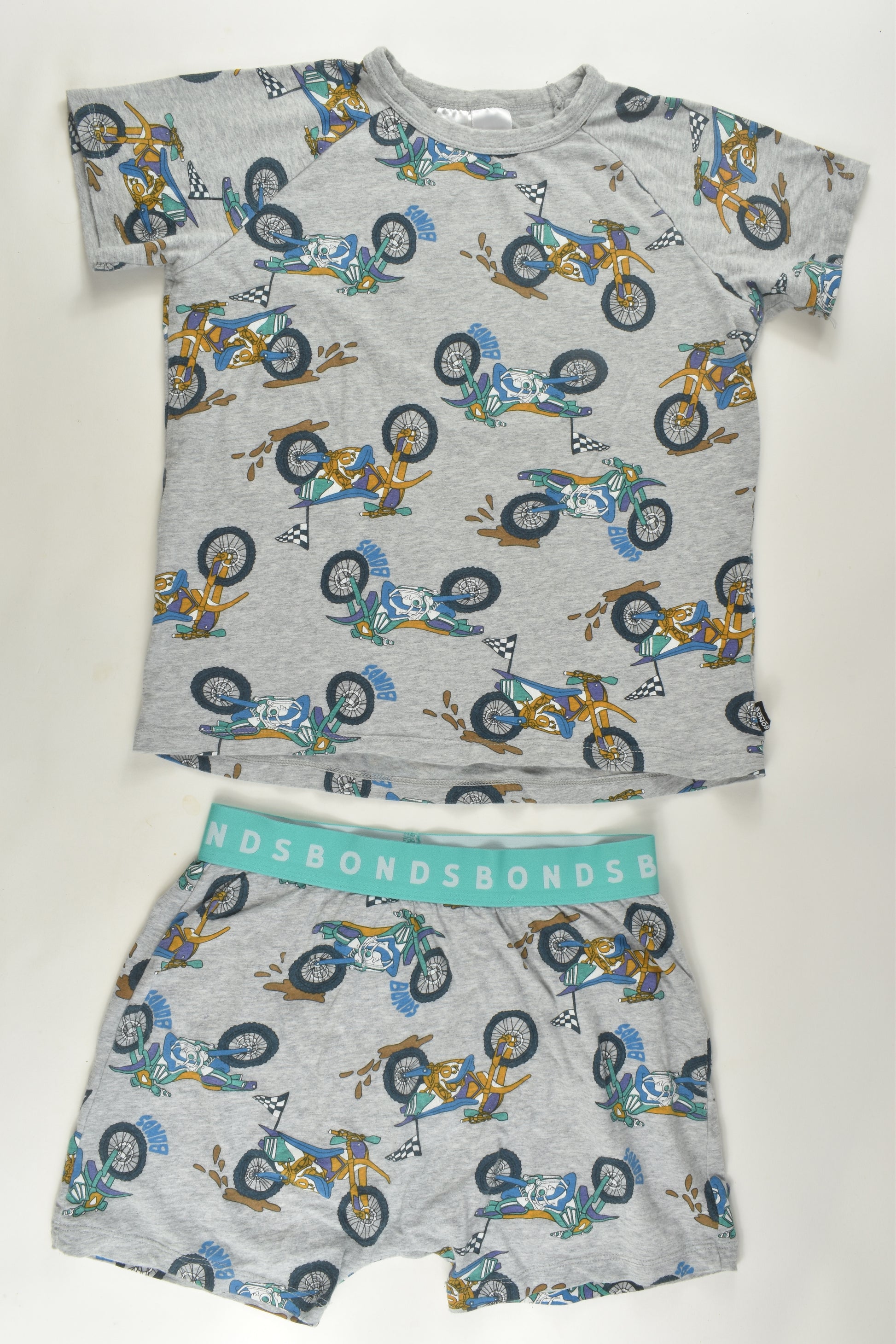 Bonds Size 7 Motorbike Short Pyjamas