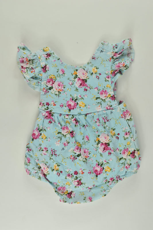 Brand Unknown Size 00 Floral Romper