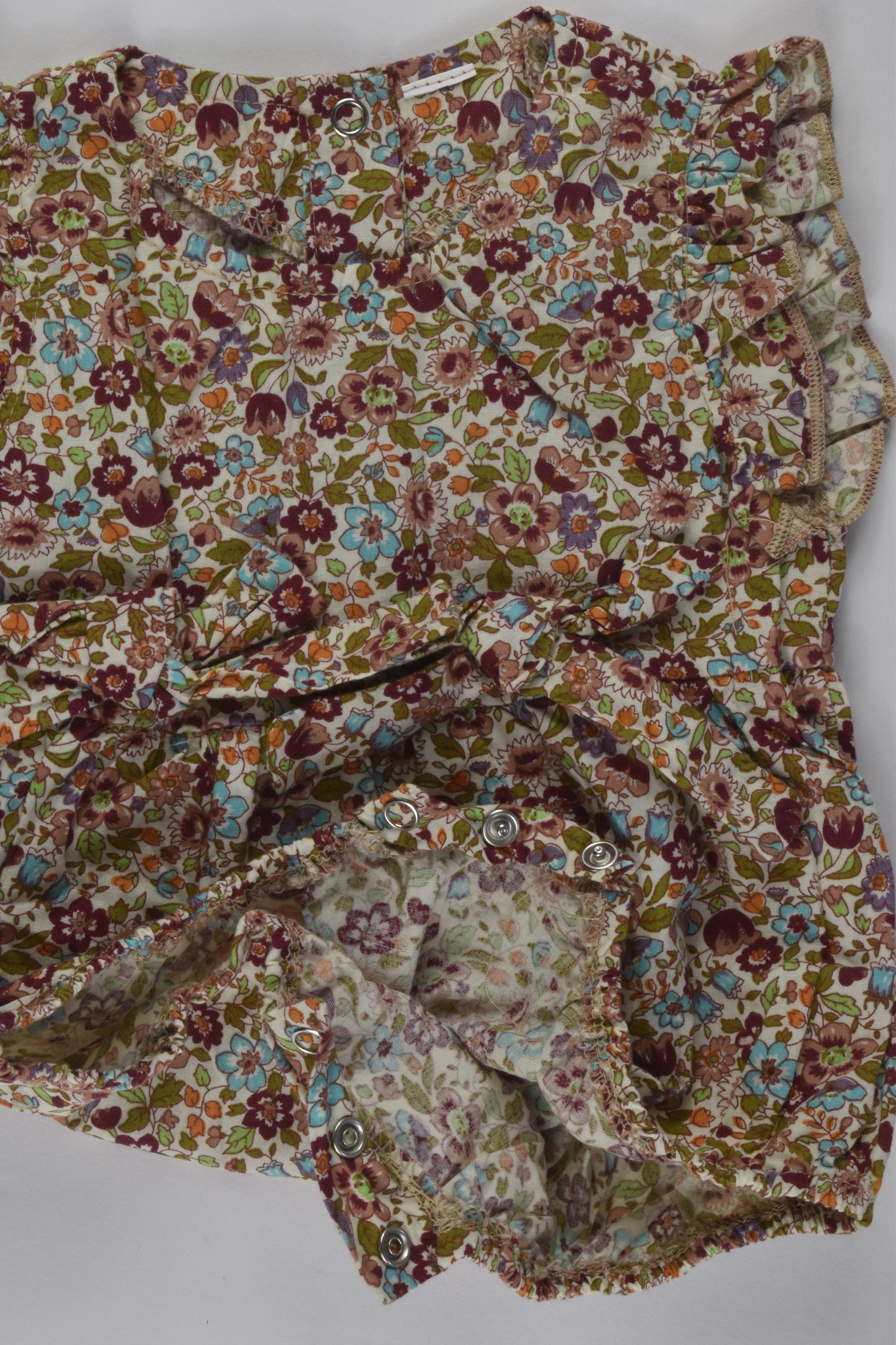 Brand Unknown Size 1 Floral Romper