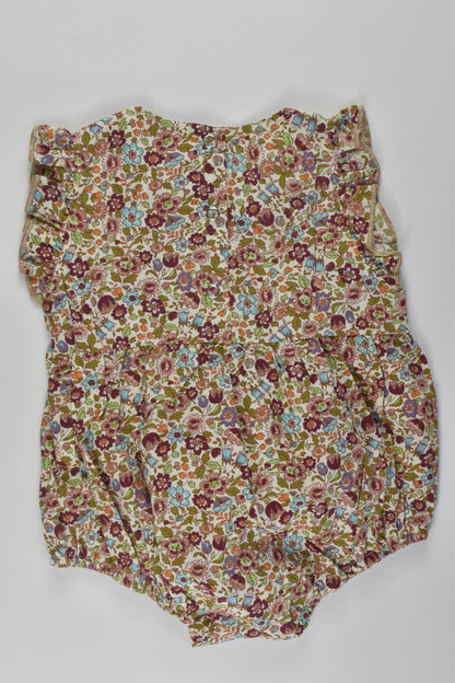 Brand Unknown Size 1 Floral Romper