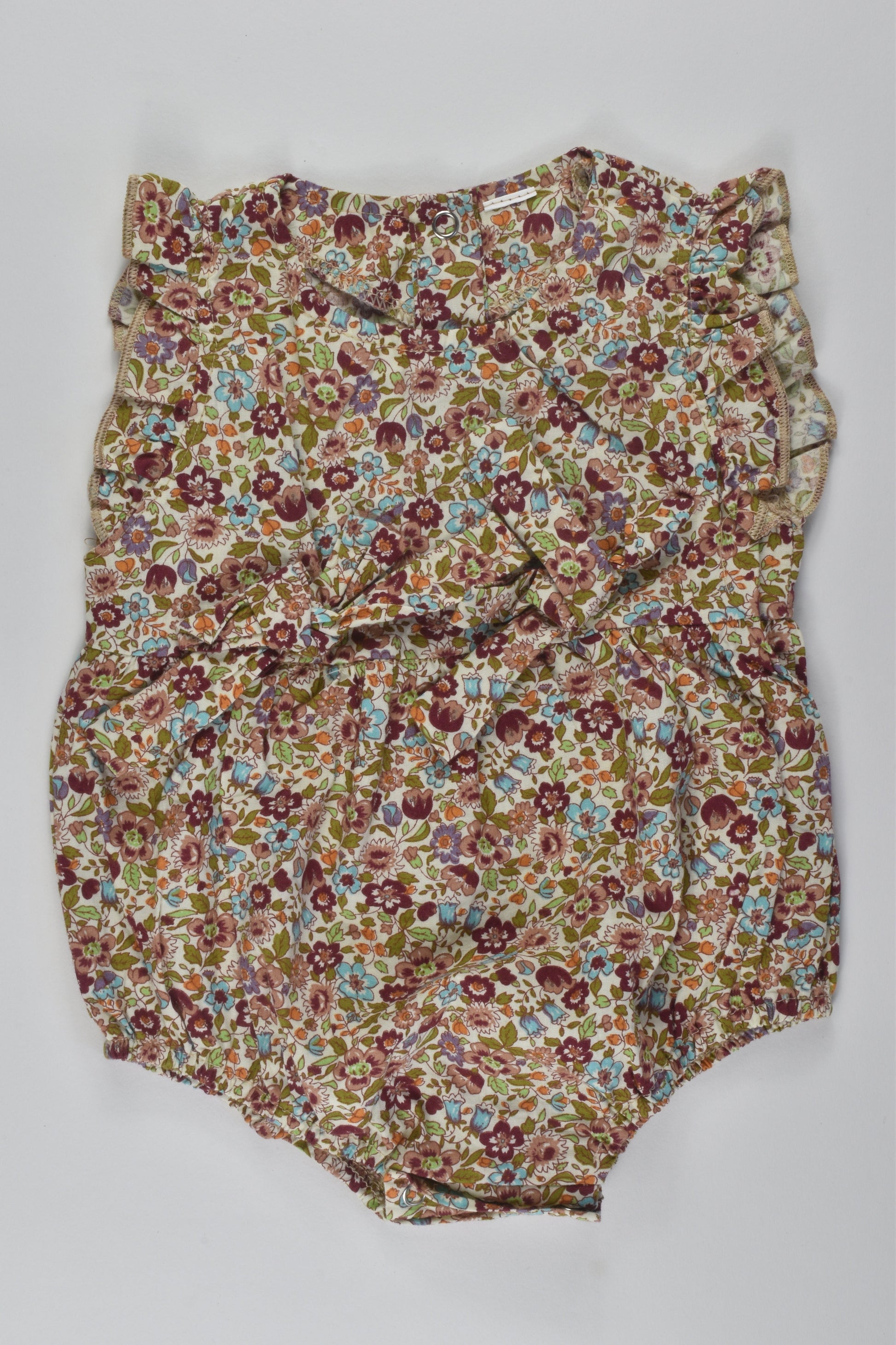 Brand Unknown Size 1 Floral Romper