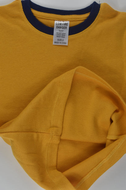 Brand Unknown Size 2 Mustard T-shirt