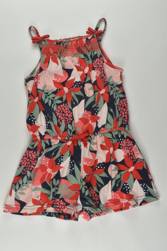 Brand Unknown Size 3 Floral Playsuit